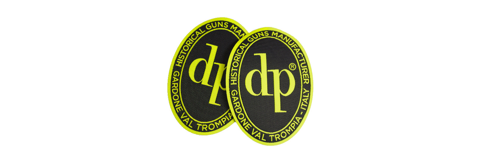 Distintivo ovale "dp"