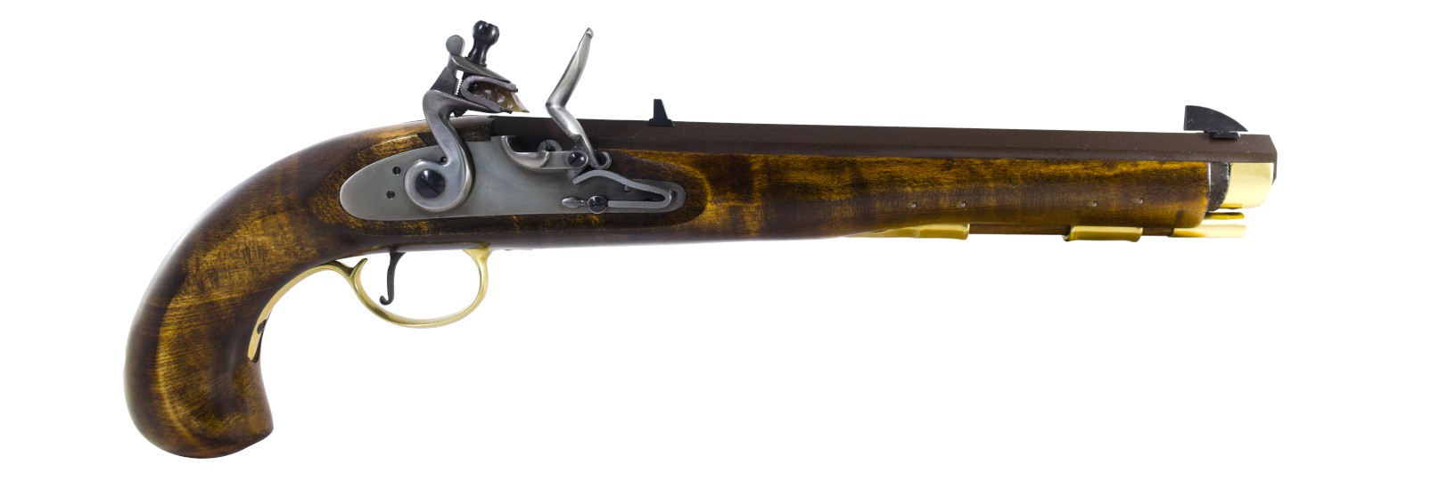 Pistola Kentucky "Maple" a pietra focaia