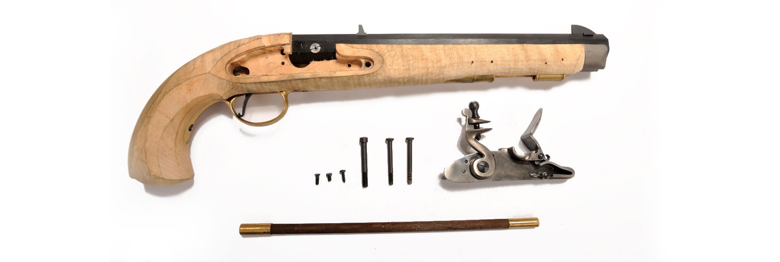Kentucky "Maple" flintlock pistol kit